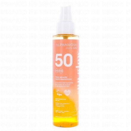 ALPHANOVA Daily Sun Huile solaire invisible SPF50 (125ml)