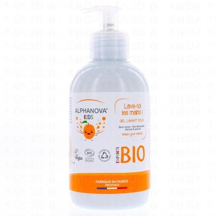 ALPHANOVA Kids - Gel lavant mains doux bio Abricot et aloe 250ml