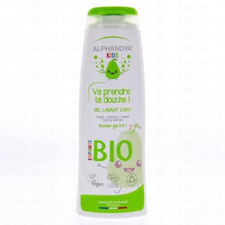 ALPHANOVA Kids - Va prendre ta douche! Gel lavant Poire et Kiwi Bio 250ml