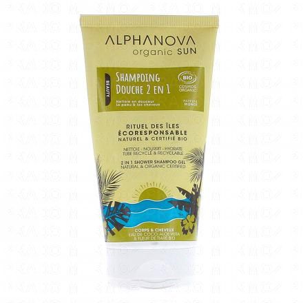 ALPHANOVA Oragnic sun - Shampooing douche 2 en 1 Tube 150ml