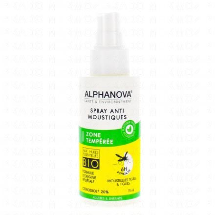 Santé - Spray anti-moustiques bio zone tempérée 75ml 2