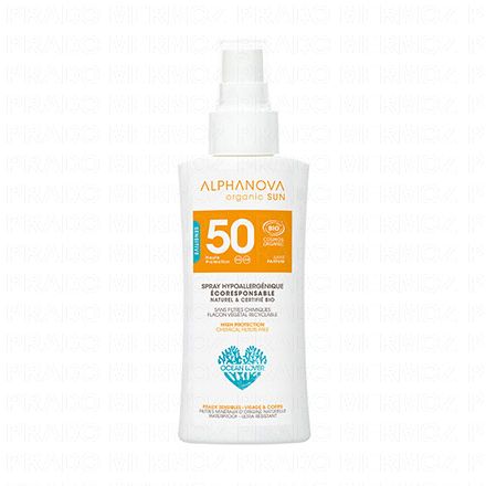 ALPHANOVA Sun Format voyage SPF50 visage et corps spray 90g