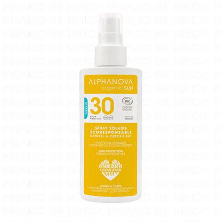 ALPHANOVA Sun Lait solaire bio SPF30 spray 125g