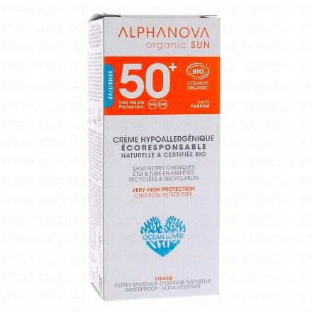 ALPHANOVA Sun très haute protection SPF50+ peaux sensibles tube 50g