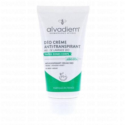 ALVADIEM Déo Crème Anti-Transpirant au miel de lavande bio 50ml