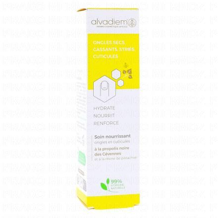 ALVADIEM Soin nourrissant ongles secs, cassants, striés, cuticules 10ml