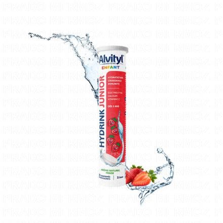 Hydrink Junior Arôme Fraise x20 Comprimés Effervescents 2