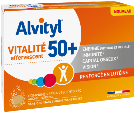 ALVITYL VITALITE Effervescent 50+ x30comprimés