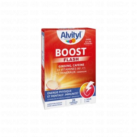 ALVITYL Vitalité - Boost Effervescent goût orange 20 comprimés