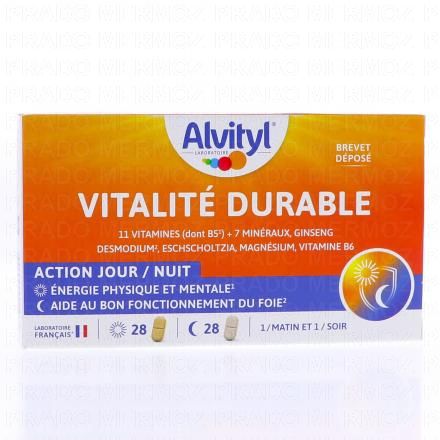 ALVITYL Vitalité - Durable Energie physique et mentale - Aide au bon fonctionnement du foie 28 jours