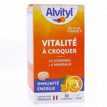 ALVITYL Vitalité - Vitamines et minéraux goût Orange x30 Comprimés