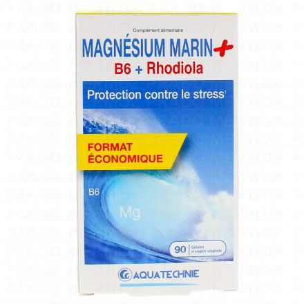 AQUATECHNIE Magnésium Marin + B6 + Rhodiola (90 gélules)