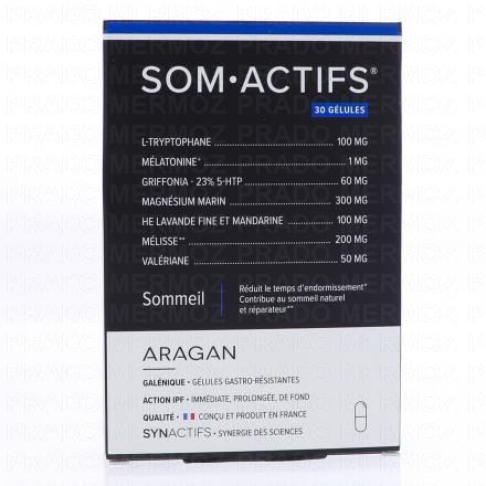 Synactifs - SOMActifs sommeil boîte de 30 gélules 4
