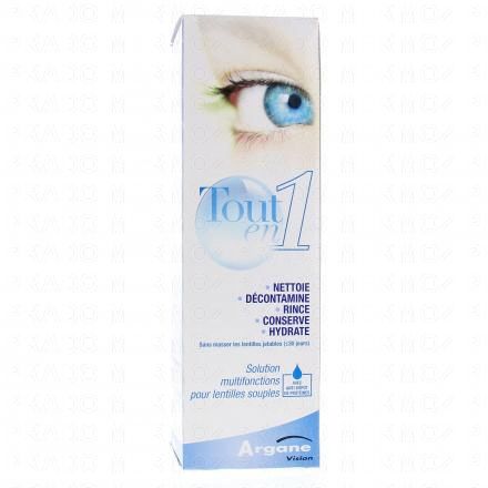 ARGANE VISION Tout en 1 Solution multifonctions pour lentilles souples (350ml)