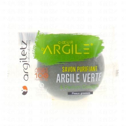ARGILETZ Argile Verte - Cœur d'argile Savon purifiant argile verte 100g