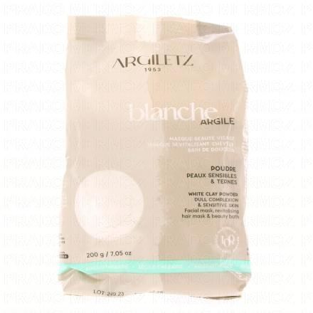 ARGILETZ Argile Blanche - Poudre d'argile blanche ultraventilée 200g