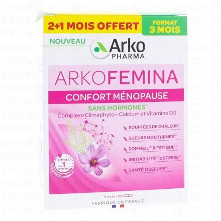 ARKOPHARMA ArkoFemina - Confort Ménopause (x180 gélules (3 mois))