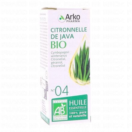 ARKOPHARMA Arkoessentiel - Huile essentielle de Citronnelle de java N°04 Bio flacon 10ml