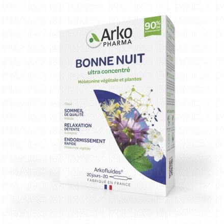 ARKOPHARMA Arkofluides - Bonne nuit 20 ampoules x10ml