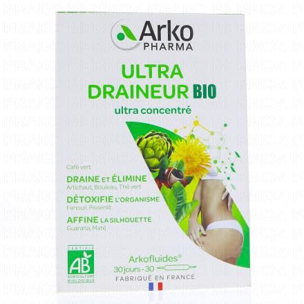 ARKOPHARMA Arkofluides - Ultra draineur bio x30 Ampoules