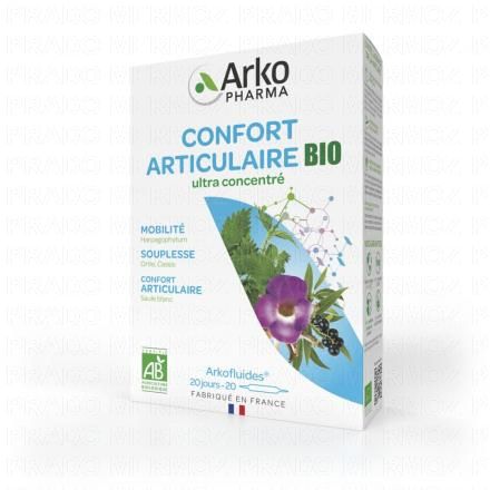 ARKOPHARMA Arkofluides articultaions bio boite de 20 ampoules