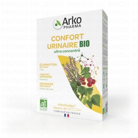 Arkofluides confort urinaire boîte 20 ampoules 5