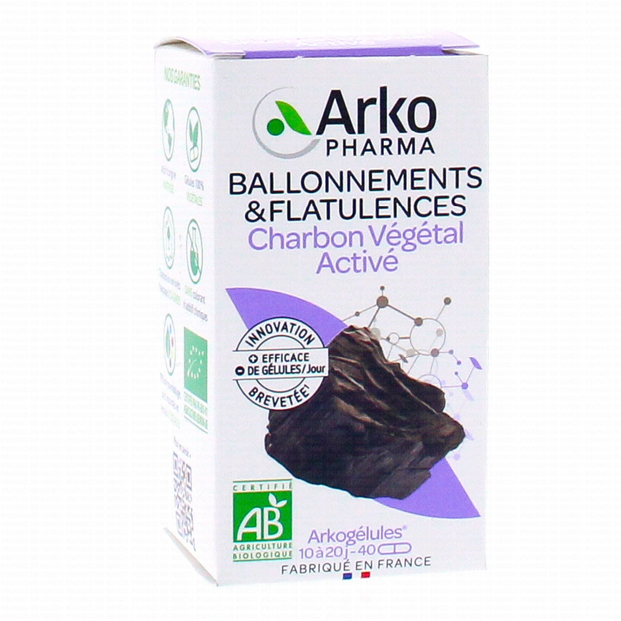 Arkopharma Arkogélules Charbon Végétal Activé Bio