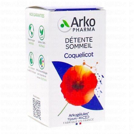 ARKOPHARMA Arkogélules - DETENTE SOMMEIL Coquelicot 45 gélules