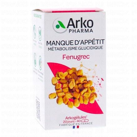 ARKOPHARMA Arkogelules - Fenugrec 40 gélules