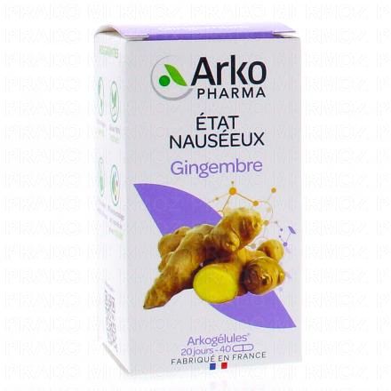 ARKOPHARMA Arkogélules - Gingembre 40 gélules 40 arkogelules