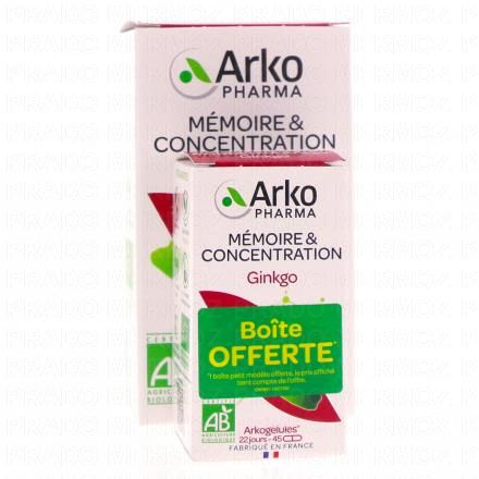 ARKOPHARMA Arkogelules - Ginkgo Bio (lot 150 + 45 gélules)