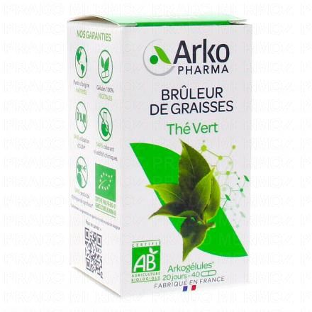 ARKOPHARMA Arkogélules - Thé vert bio 40 gélules