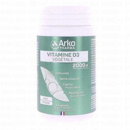 ARKOPHARMA Arkog&eacute;lules - Vitamine D3 V&eacute;g&eacute;tale x45 g&eacute;lules