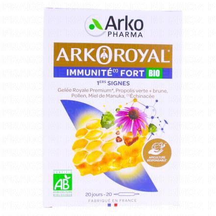 ARKOPHARMA Arkoroyal Immunité fort Bio 20 ampoules