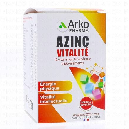 ARKOPHARMA Azinc Forme et Vitalité boîte 60 gélules