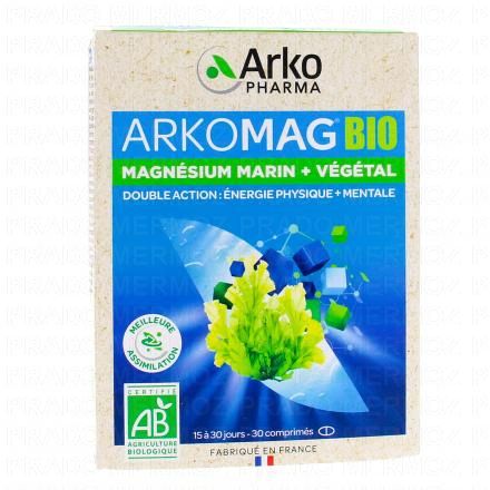 Arkomag - Magnésium marin et végétal bio x30 comprimés 2