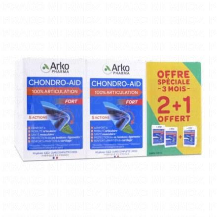 ARKOPHARMA Chondro-Aid Fort 100% articulation 2+1 Offert x180 gélules