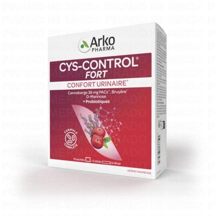 ARKOPHARMA Cys-Control Fort 10 sachets + 5 sticks à diluer