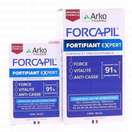 ARKOPHARMA Forcapil cheveux & ongles (boîte 180 + 60 gélules)