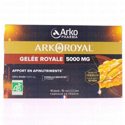 ARKOPHARMA Gel&eacute;e Royale 5000mg 10 ampoules