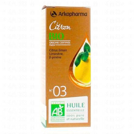 ARKOPHARMA Arkoessentiel - Huile essentielle de Citron N°03 Bio flacon 10ml