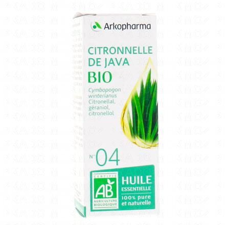 ARKOPHARMA Arkoessentiel - Huile essentielle de Citronnelle de java N°04 Bio flacon 10ml