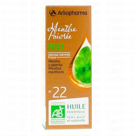 ARKOPHARMA Arkoessentiel - Huile essentielle de Menthe poivrée N°22 Bio flacon 10ml