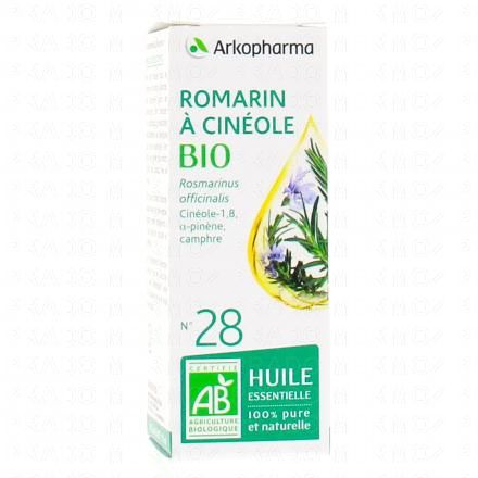 ARKOPHARMA Arkoessentiel - Huile essentielle de Romarin à cinéole N°28 Bio flacon 10ml