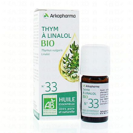 Arkoessentiel - Huile essentielle de Thym à Linalol N°33 Bio flacon 5ml