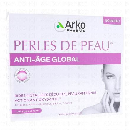 ARKOPHARMA Perles de peau Anti âge global 60 sticks