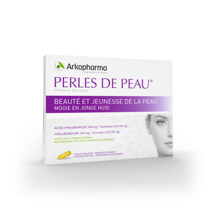ARKOPHARMA Perles de peau jeunesse de la peau boîte 30 gélules