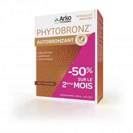ARKOPHARMA PhytoBronz autobronzant (lot 2 x 30 g&eacute;lules)