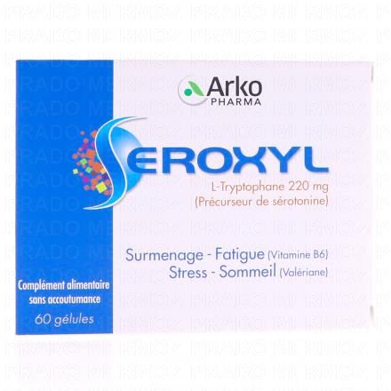 ARKOPHARMA Seroxyl l-tryptophane b6 60 gélules