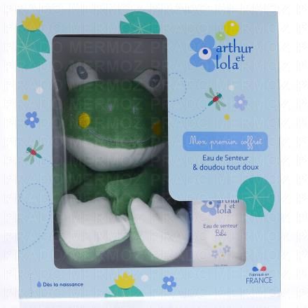 ARTHUR ET LOLA Coffret Eau de senteur 50ml et peluche Grenouille